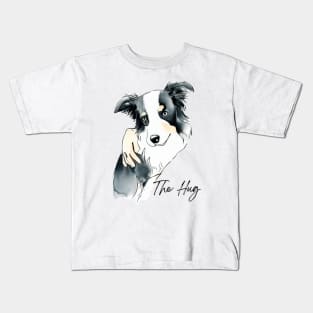 The Hug - Border Collie Kids T-Shirt